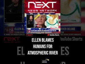 Read more about the article Ellen Blames Humans For Atmospheric River Deluge #shorts