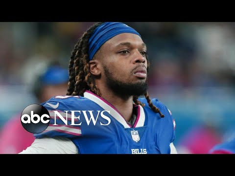 You are currently viewing Damar Hamlin reunites with Bills for 1st time since medical emergency