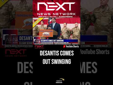 You are currently viewing DeSantis Comes Out Swinging #shorts