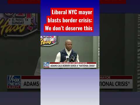 You are currently viewing Mayor Eric Adams: Our cities are being undermined #shorts