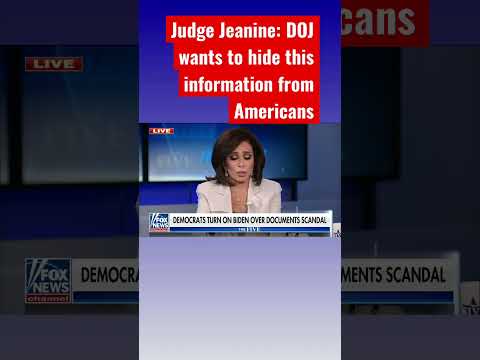 You are currently viewing Judge Jeanine torpedoes DOJ over Biden’s classified material scandal #shorts #shortsvideo