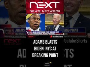 Read more about the article Adams Blasts Biden: NYC at Breaking Point #shorts