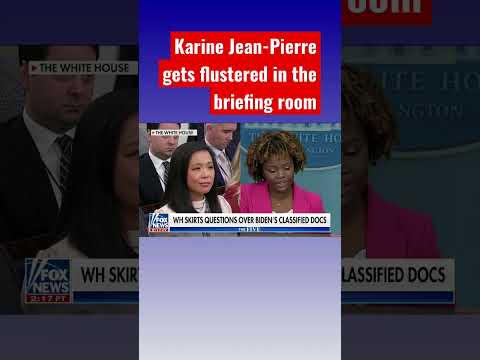 You are currently viewing Reporters put Karine Jean-Pierre in the hot seat over Biden’s scandal #shorts