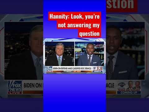 You are currently viewing Sean Hannity spars with Richard Fowler over classified documents #shorts