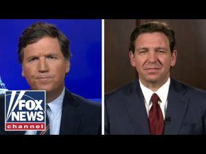 Read more about the article DeSantis tells Tucker this is a really serious threat to our country