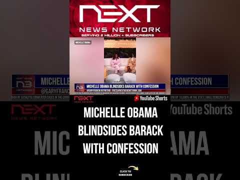 You are currently viewing Michelle Obama BLINDSIDES Barack With Confession #shorts