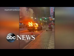 Read more about the article 6 arrests following violent protests in Atlanta | GMA