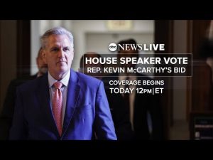 Read more about the article LIVE: Kevin McCarthy Speaker House Vote – McCarthy appears to lose third speaker vote