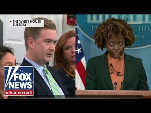 Read more about the article Peter Doocy grills Karine Jean-Pierre: ‘Was this leaked?’