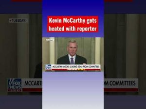 Read more about the article McCarthy snaps back: You don’t get to determine whether I answered your question #shorts