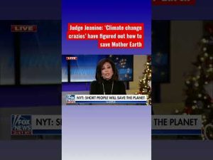 Read more about the article Judge Jeanine: ‘Climate change crazies’ argue short people are better for the planet #shorts