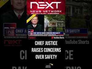 Read more about the article Chief Justice Raises Concerns Over Safety #shorts