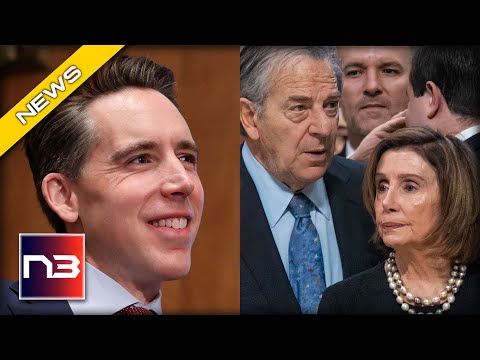 You are currently viewing SAVAGE: Josh Hawley Introduces New Bill that Nancy Pelosi will NEVER Forget