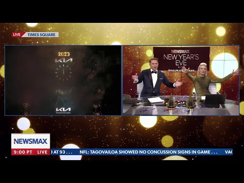 You are currently viewing 2023 arrives in Times Square | NEWSMAX New Years Eve