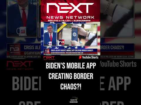 You are currently viewing Crisis Alert!! Biden’s Mobile App Creating Border Chaos?! #shorts