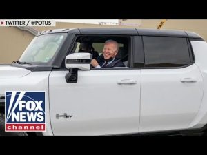 Read more about the article Biden slammed for ‘tone-deaf’ picture advocating luxury electric car