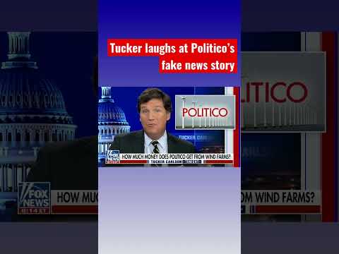 You are currently viewing Tucker roasts Politico’s fake news article #shorts
