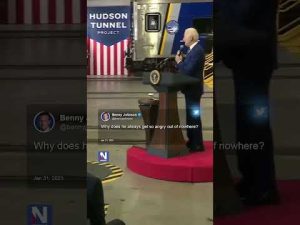 Read more about the article Biden gets inexplicably angry mid-speech: Benny Johnson