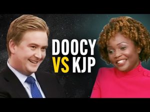 Read more about the article A Moment We Thought We’d NEVER See Between Doocy and KJP…
