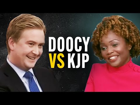 You are currently viewing A Moment We Thought We’d NEVER See Between Doocy and KJP…