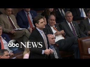 Read more about the article Rep. Gaetz votes for Donald Trump as House speaker