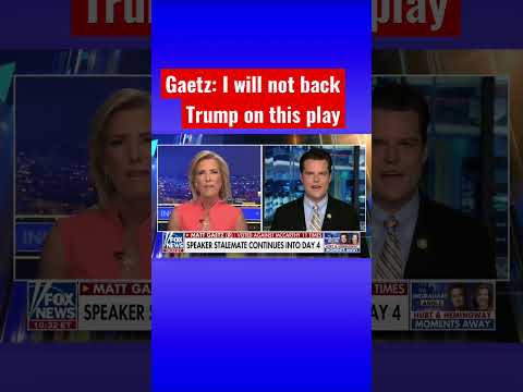 You are currently viewing Matt Gaetz calls Trump wrong for supporting McCarthy #shorts #shortsvideo #shortsfeed