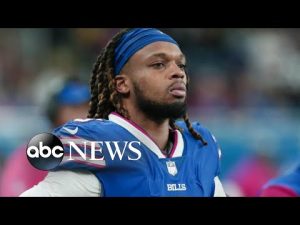 Read more about the article Buffalo Bills player Damar Hamlin now breathing on his own