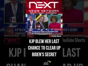 Read more about the article KJP BLEW her Last Chance to Clear up Biden’s Secret #shorts