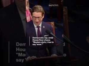 Read more about the article Dem. Rep., amid House floor chaos around failed speaker votes: “Madam clerk, I rise to say ‘wow.'”
