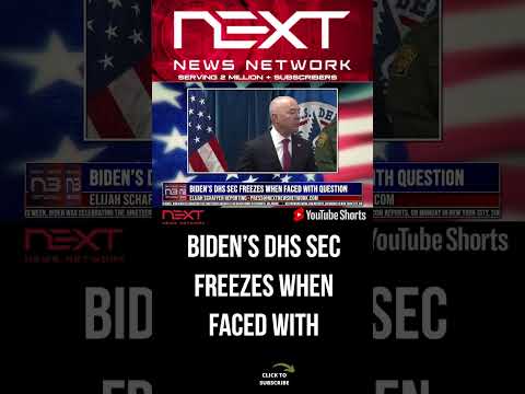 You are currently viewing Biden’s DHS Sec FREEZES when Faced with Question #shorts