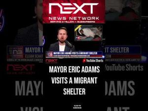 Read more about the article Mayor Eric Adams Visits a Migrant Shelter #shorts