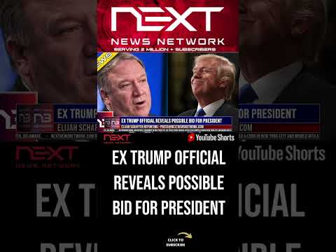You are currently viewing Ex Trump Official Reveals Possible Bid For President #shorts