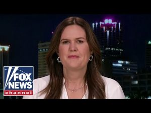 Read more about the article Sarah Huckabee Sanders dismisses attacks from Gavin Newsom