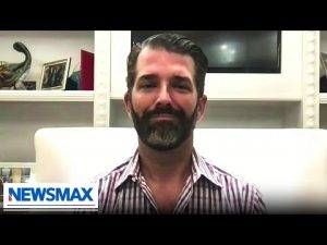 Read more about the article Trump Jr. torches Dems’ ‘Clinton playbook,’ ‘crap’ corporate America plans | Rob Schmitt Tonight