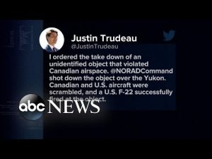 Read more about the article US shoots down another high-altitude object over Canada