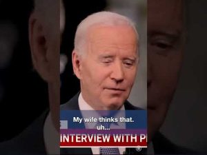 Read more about the article Did Biden Just Fall Asleep During This Interview??? #Shorts