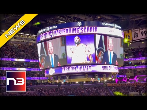 You are currently viewing HA! All Hell Breaks Loose at NBA Game as Joe Biden Shows Up on the Jumbotron