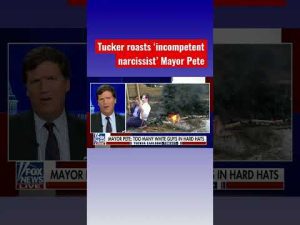 Read more about the article Tucker: Pete Buttigieg couldn’t change his own tire #shorts