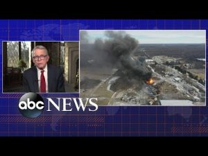 Read more about the article ‘I would drink it’: Ohio governor on safety of water after toxic train derailment
