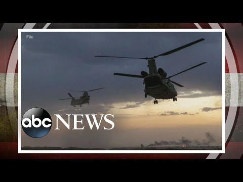 You are currently viewing 4 US service members wounded during helicopter raid of ISIS commander l GMA