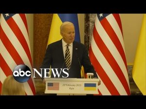Read more about the article Biden speaks in Ukraine ahead of 1 year anniversary of its war with Russia