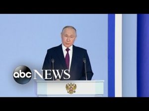 Read more about the article Putin decries West in speech on anniversary of Ukraine invasion l GMA
