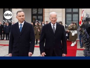 Read more about the article Watch LIVE – Pres. Biden speaks before anniversary of Russia-Ukraine war in Warsaw, Poland
