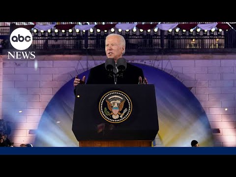 You are currently viewing Watch LIVE – Pres. Biden speaks before anniversary of Russia-Ukraine war in Warsaw, Poland
