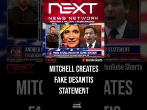 Read more about the article Andrea Mitchell Creates Fake DeSantis Statement #shorts