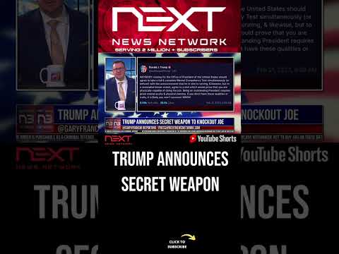 You are currently viewing Trump Announces SECRET WEAPON To Knockout Joe #shorts