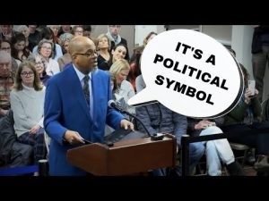 Read more about the article Man Eloquintely DESTROYS the Political Motives of the Pride Flag at School Board Meeting