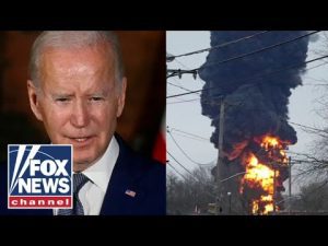 Read more about the article Biden touts handling of Ohio train derailment disaster