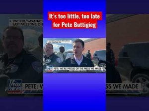 Read more about the article Pete finally visits East Palestine #ohio #trainwreck