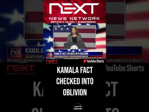 You are currently viewing Kamala Fact Checked into OBLIVION #shorts